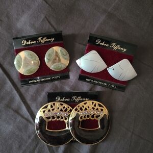 Debra Tiffany Vintage Earrings Set